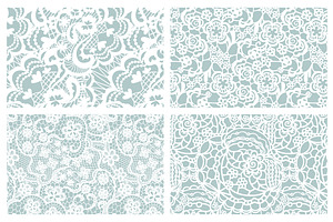 8 Lacy Seamless Vector Patterns