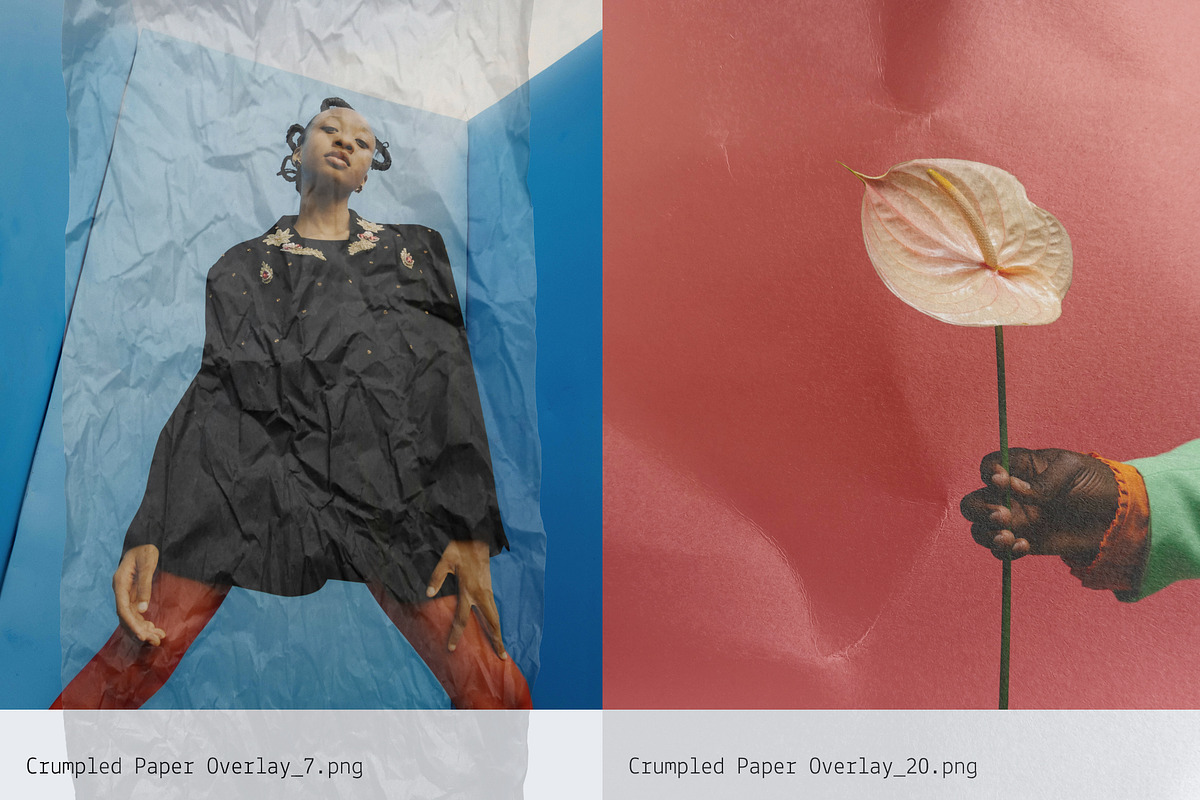 Crumpled: Paper Texture Overlays, a Texture Graphic by Anastasiia VNSK (Photo 10 of 19)