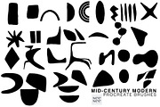 Procreate Mid Century Modern Brushes, a Brush Add-On by CC CREATIVE CO (Thumbnail 8 of 17)