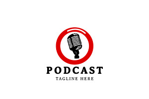 Podcast Logo Design, a Branding & Logo Template by AlvinStd