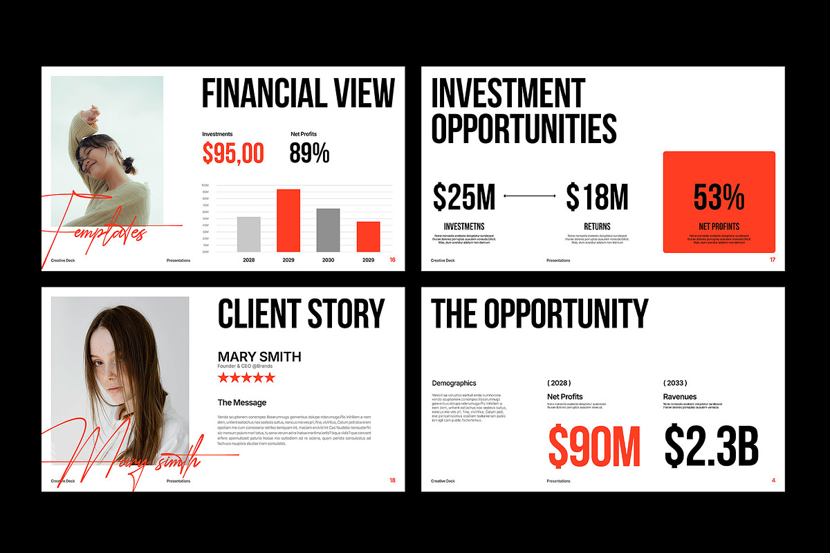 Creative Pitch Deck Presentation, a Presentation Template by Templeste (Photo 7 of 8)