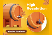 Thanksgiving 3D Icons, an Object 3D Model by Rakata Studio (Thumbnail 3 of 6)