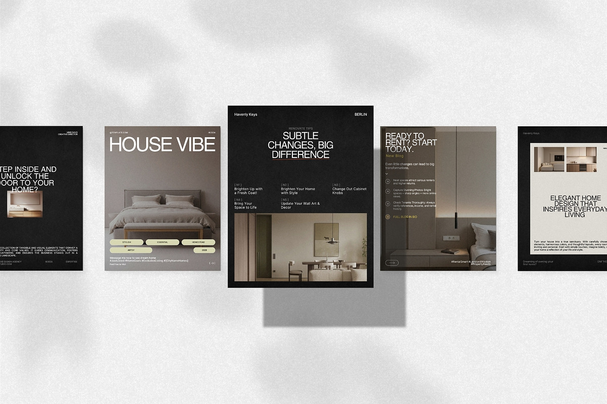 Real Estate Instagram Post Kit, a Social Media Template by Prapti Design (Photo 5 of 10)