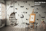 Home Wall Studio Mock-up, a Household Mockup by IsometricWorld (Thumbnail 1 of 9)
