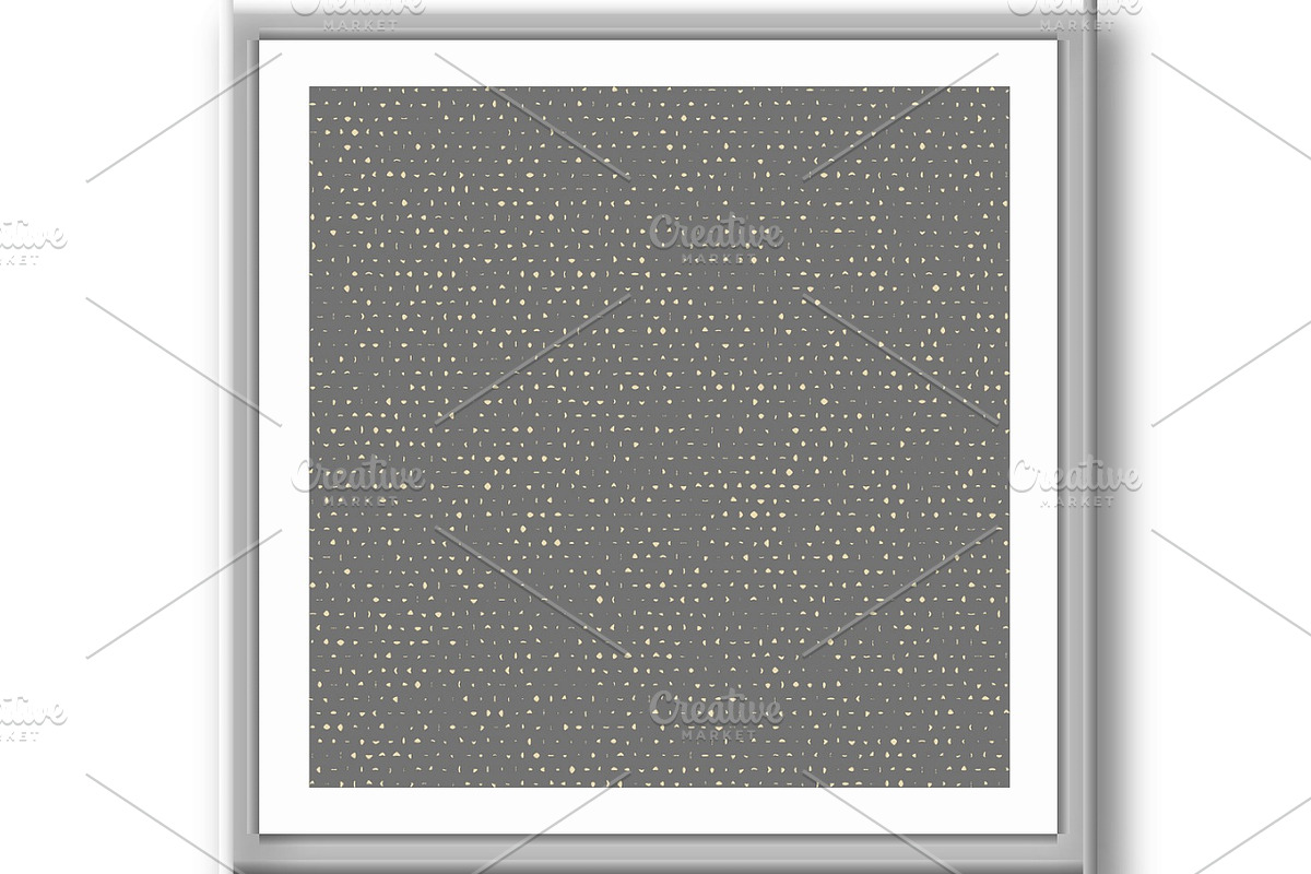 Geometric Seamless Vector Splashes, a Decorative Illustration by FineArtStudio (Photo 3 of 3)