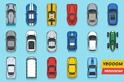 35 Top View Vector Cars, an Illustration by wowu (Thumbnail 3 of 4)