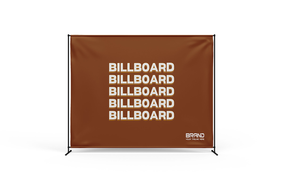 Backdrop Banner Mockup, a Product Mockup by Designbuys (Photo 3 of 3)