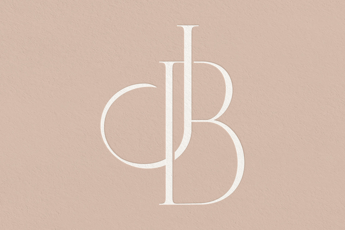 JB monogram logo, a Branding & Logo Template by LINKED LETTERS STUDIO
