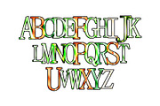 Childish capital letters., a Graphic by Aromeo (Thumbnail 1 of 3)