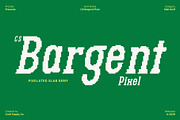 CS Bargent Pixel, a Slab Serif Font by Craft Supply Co. (Thumbnail 1 of 8)