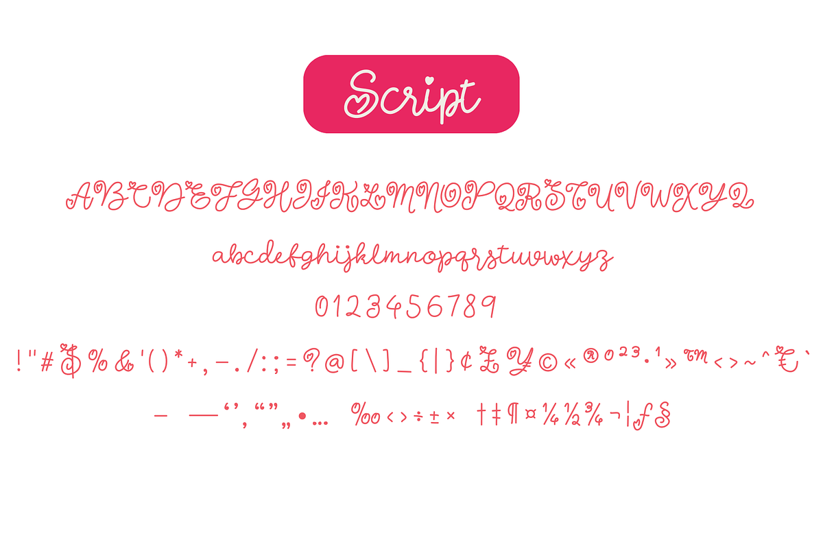 Love You Honey - Valentine Duo Font, a Handwritten Font by Brown Cupple (Photo 11 of 13)