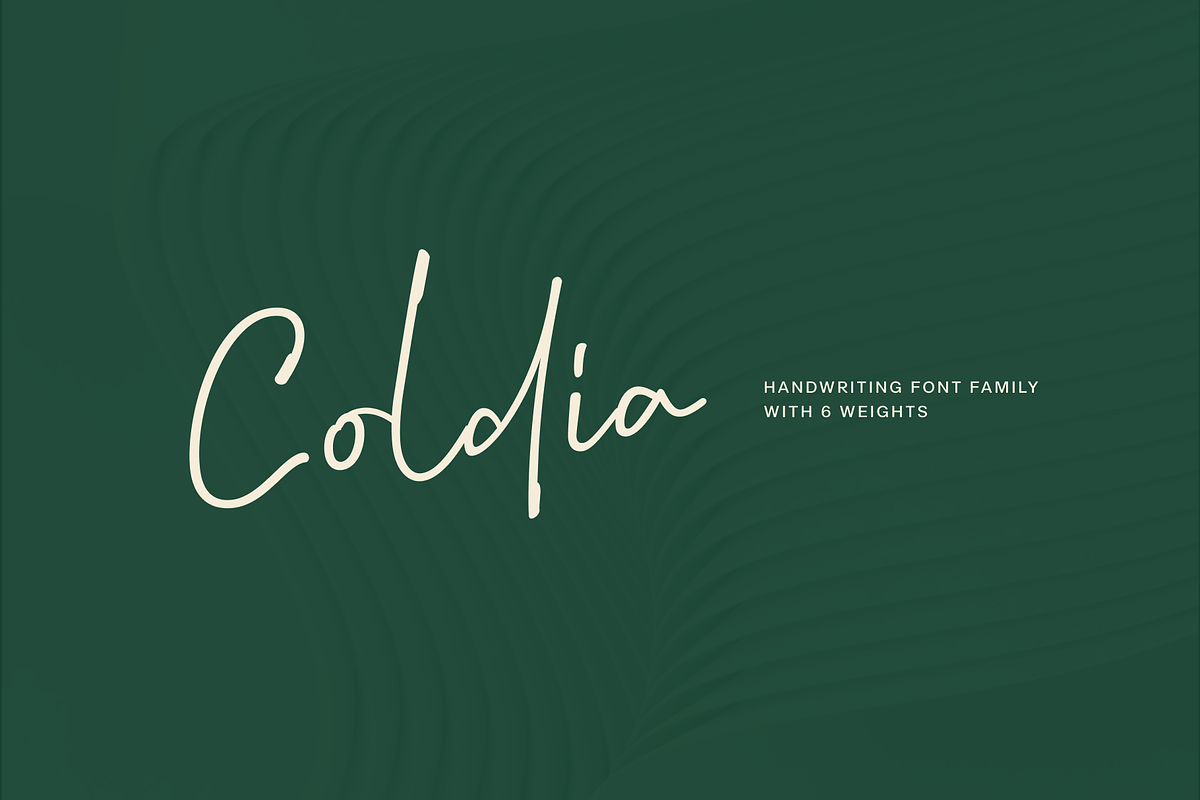 Coldia, a Handwritten Font by Lafontype (Photo 1 of 8)