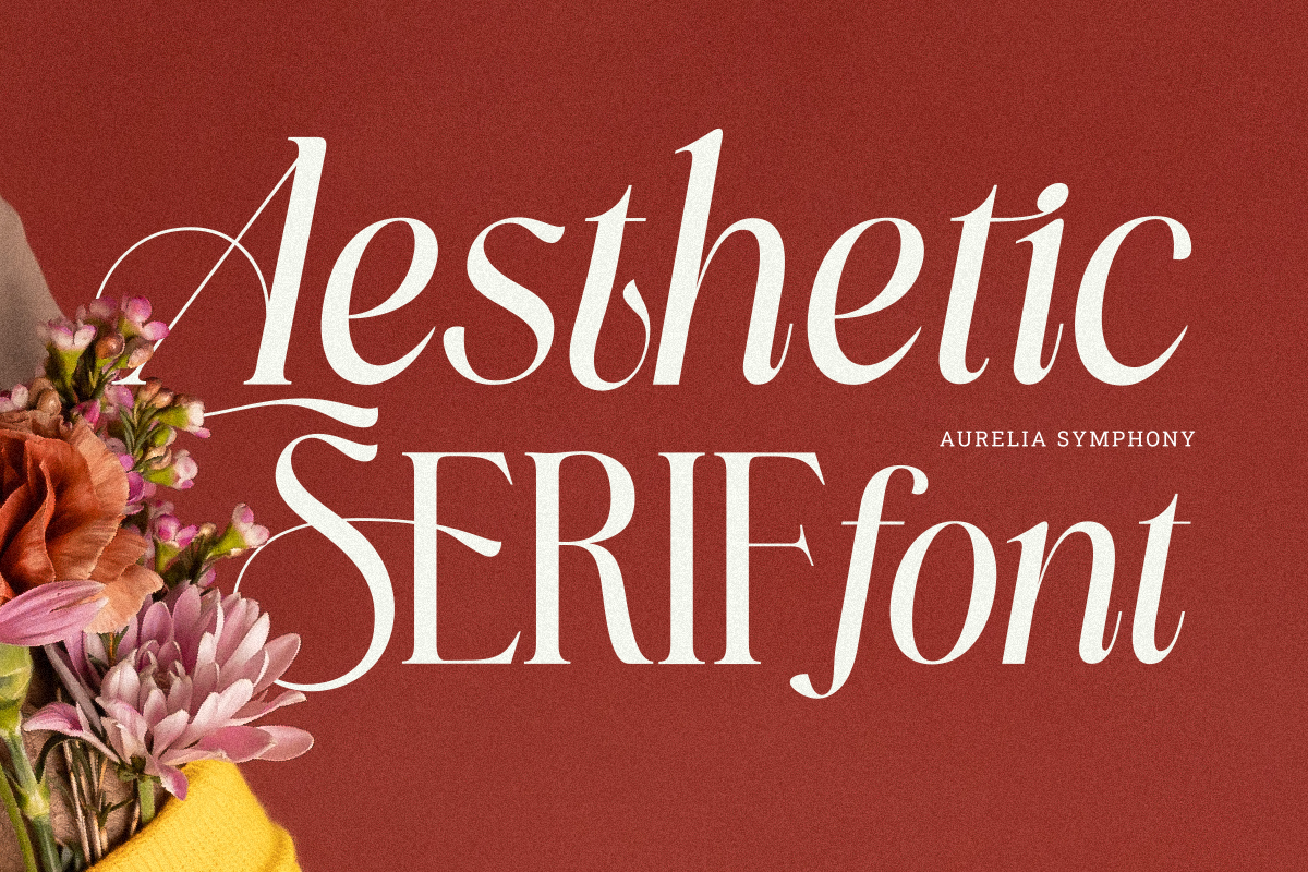 Aurelia Symphony, a Serif Font by saemoon creative (Photo 3 of 15)