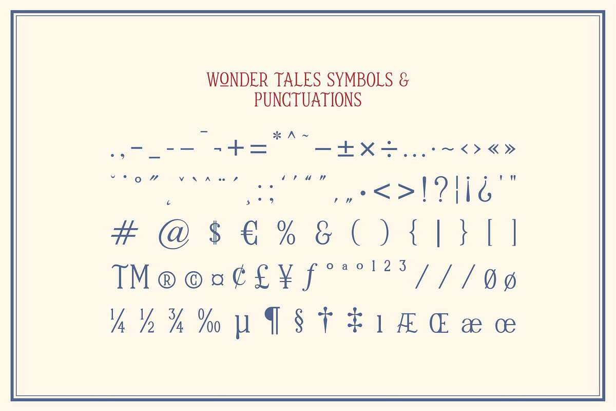 Wonder Tales, a Font by takoliko (Photo 10 of 11)