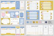 School weekly planners collection, a Stationery Template by Lana Sham (Thumbnail 2 of 14)