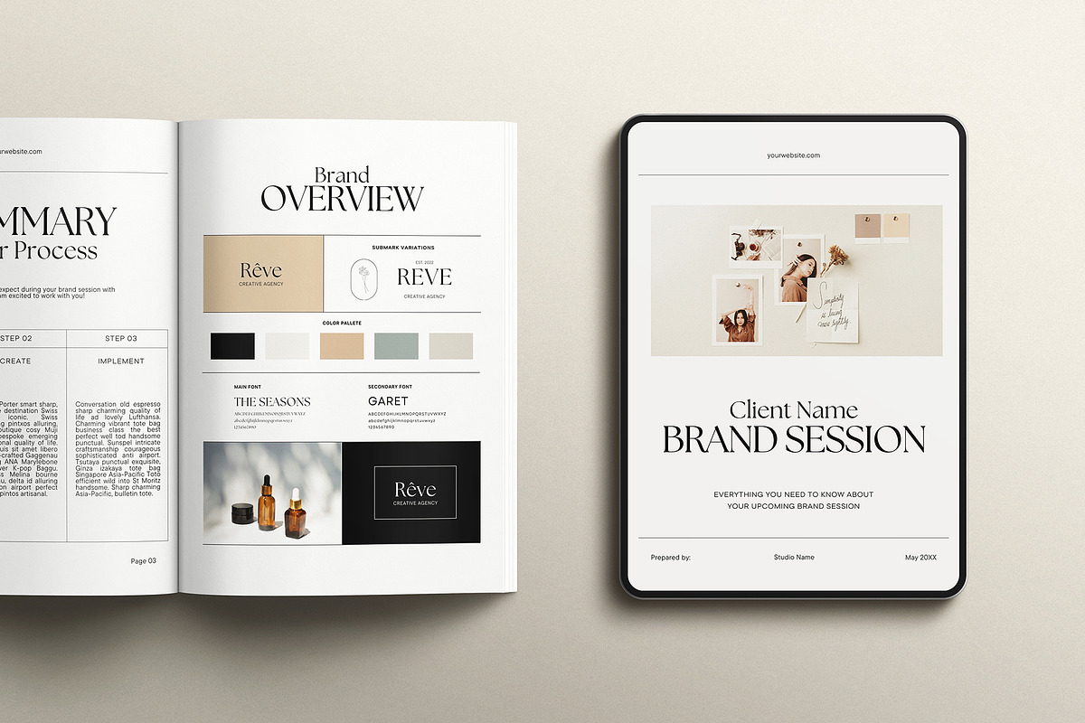 Brand Photoshoot Planning Template, a Marketing Template by Ford & Row (Photo 4 of 8)