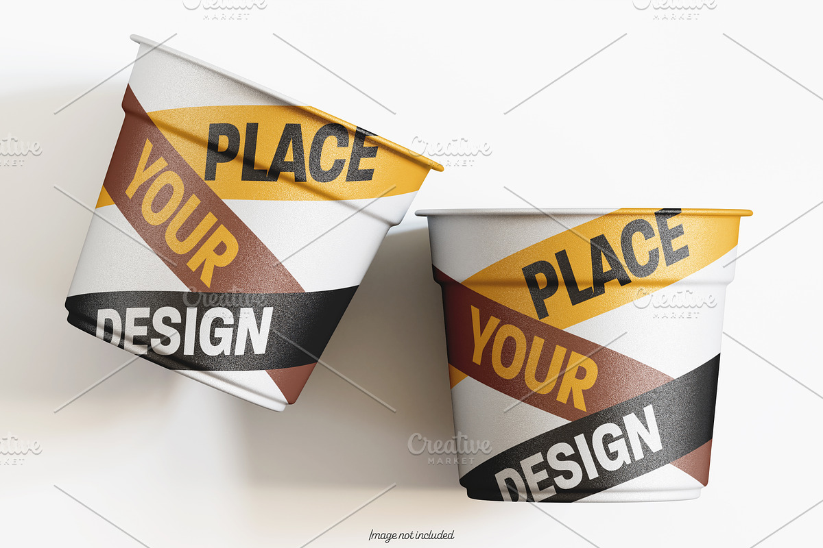 Realistic Cup ice cream mockup V2, a Cups & Container Mockup by Ambo Ampeng (Photo 7 of 26)