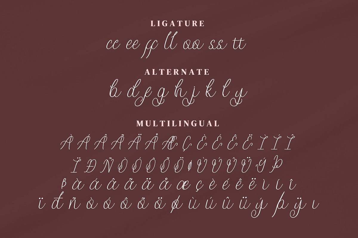 Eqoaby Script Fonts, a Script Font by mahstudios (Photo 8 of 10)