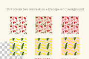 Whimsical Fruit Seamless Pattern Set, a Decorative Illustration by Oleksandra Illustrates (Thumbnail 4 of 10)