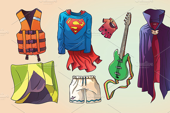 Some Original Clothes And The Guitar