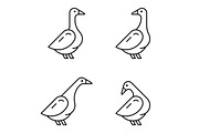 Goose Logo, a Graphic by NataliiaVolyk (Thumbnail 2 of 6)