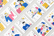 Online therapy illustrations, a Healthcare Illustration by ZP Design (Thumbnail 5 of 8)