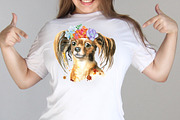 10 watercolor dog portraits 3, an Animal Illustration by Watercolor fantasy (Thumbnail 2 of 5)