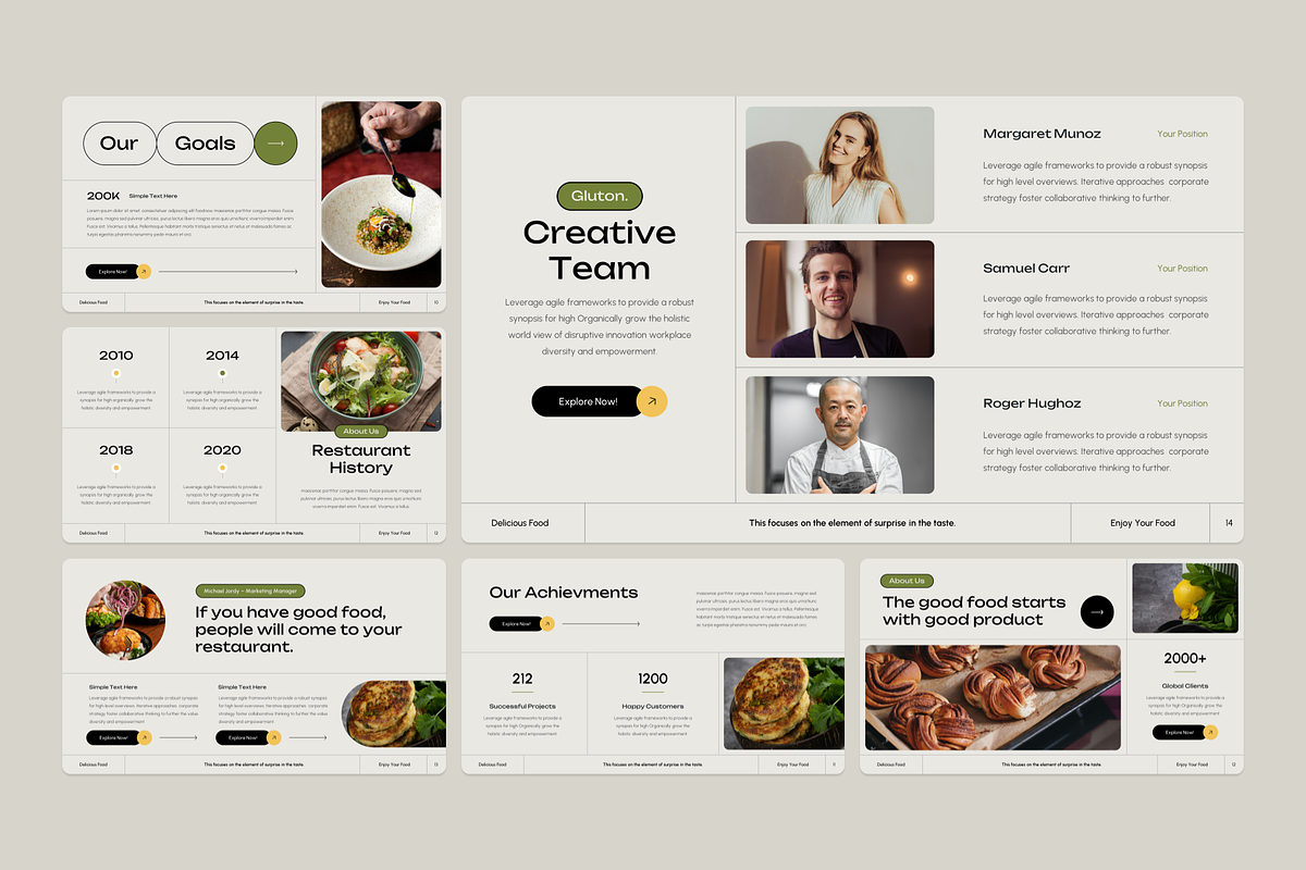 Food Keynote Template, a Presentation Template by YossyOneStd (Photo 3 of 6)