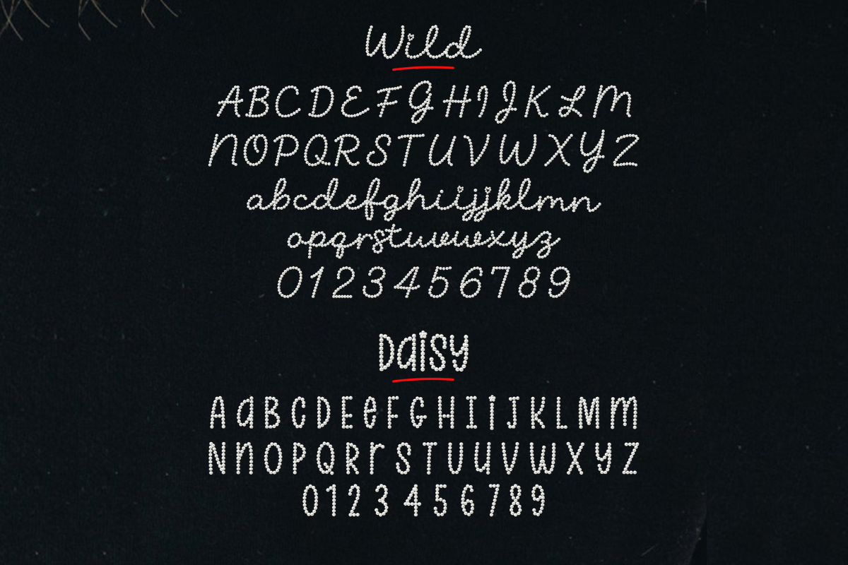 Pearl Script Font Duo PNG Alphabet, a Script Font by Jozoor (Photo 8 of 8)