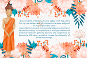 Buddha watercolor clip art, an Illustration by ARTerria (Thumbnail 2 of 15)