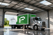 Box Truck Branding Mockup, an Advertising Mockup by RamStudio2 (Thumbnail 14 of 15)