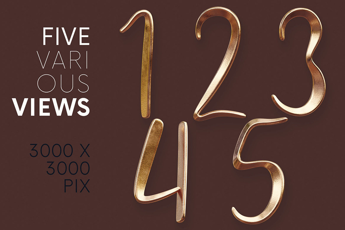 Golden - PNG Alphabet, an Object Graphic by MIIM (Photo 3 of 4)