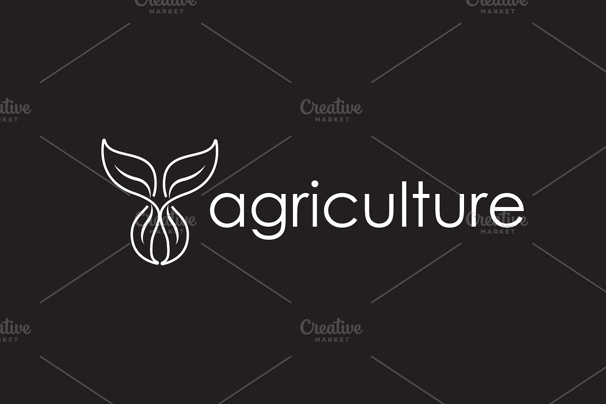 Agriculture Logo with Fresh Green, a Branding & Logo Template by Maylianaw28 (Photo 2 of 3)