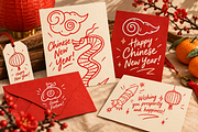 Chinese New Year Doodle Set, a Seasonal Illustration by Oktyabr (Thumbnail 5 of 6)