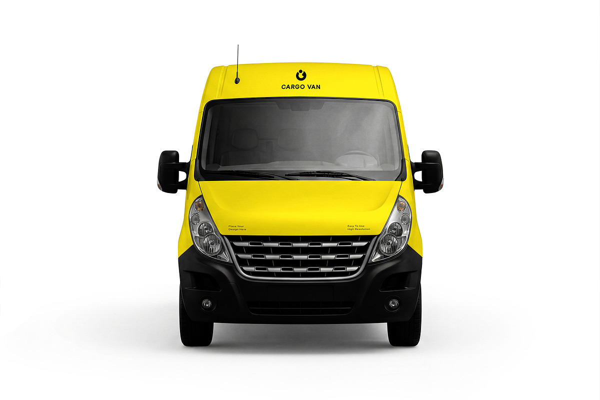 Pickup Truck & Delivery Van Mockup, an Advertising Mockup by graphypix (Photo 13 of 15)