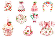 Berry Birthday Clipart, a Seasonal Illustration by CitraGraphics (Thumbnail 6 of 6)