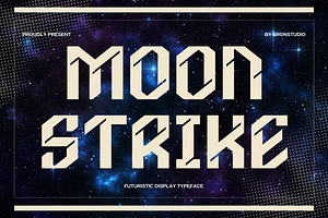 Moonstrike - Tech Font