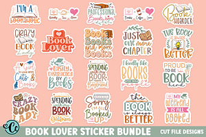 Book Lover Sticker Bundle, Stickers