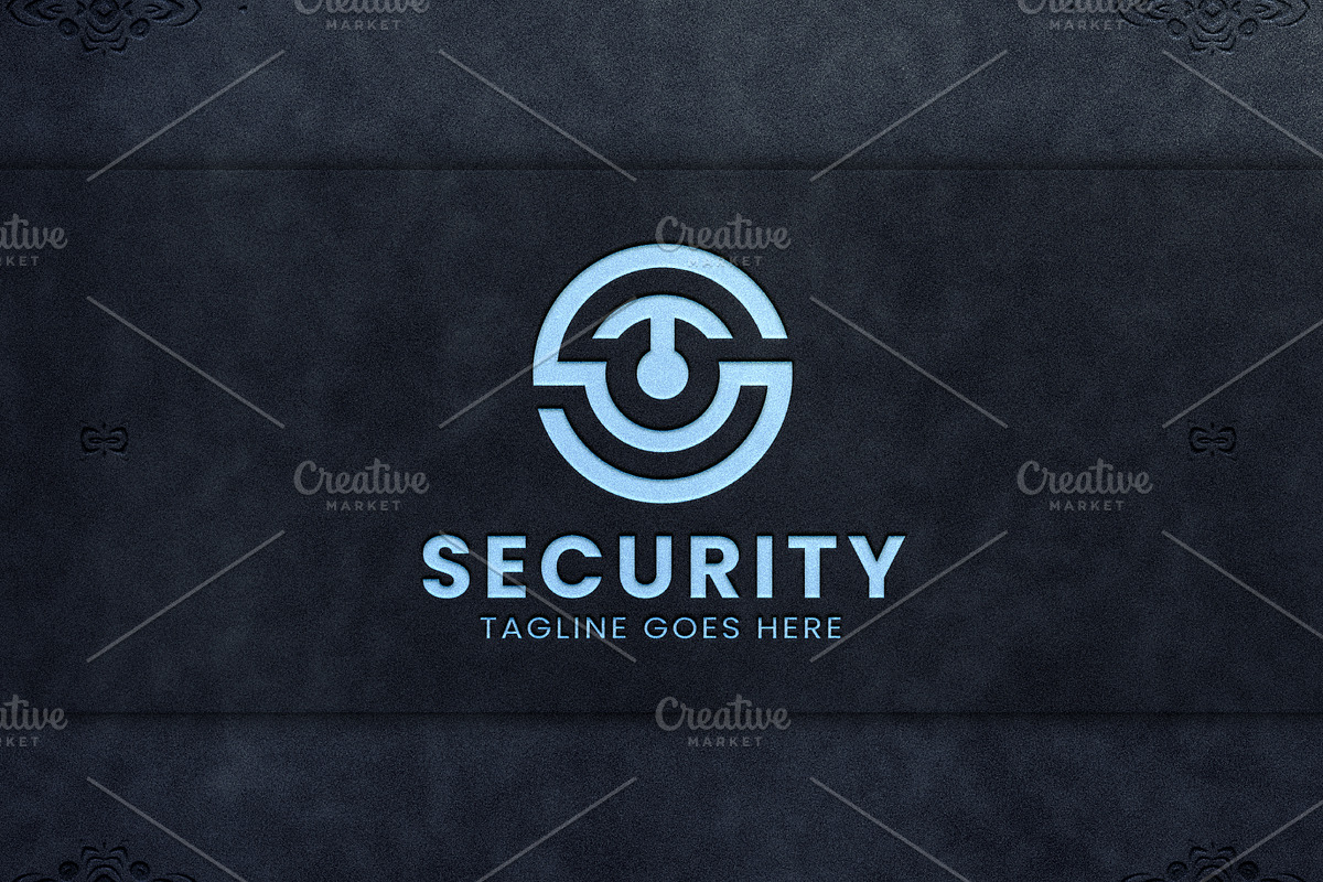 S Letter Monogram Security Logo, a Branding & Logo Template by Amadul11 (Photo 4 of 4)