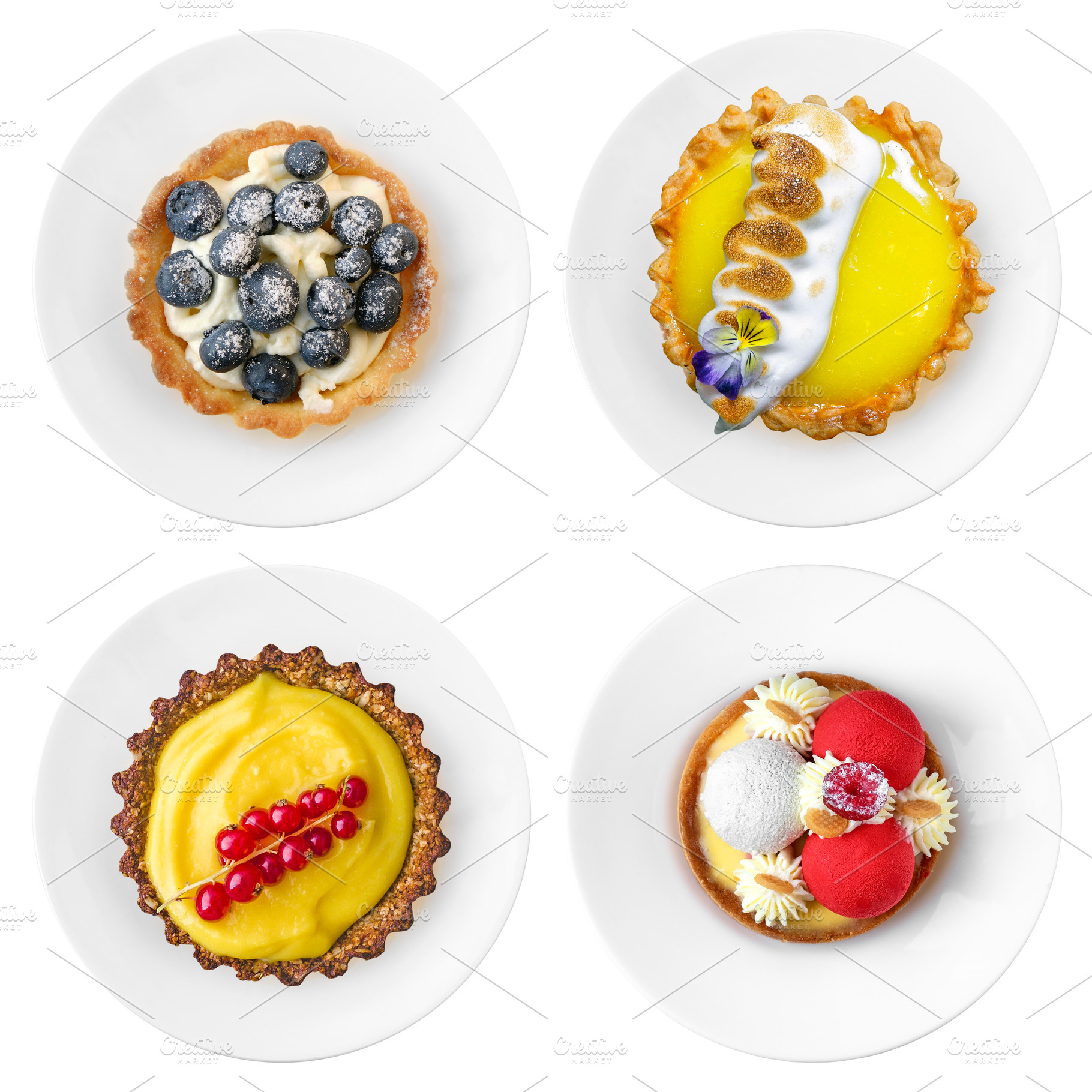 Delicious fruit and cupcake dessert, a Food & Drink Photo by BOOCYS