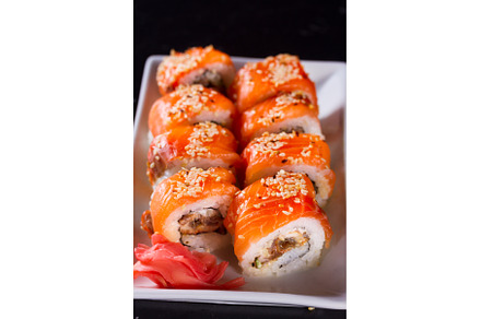 Japanese sushi dish, a Food & Drink Photo by Neirfy