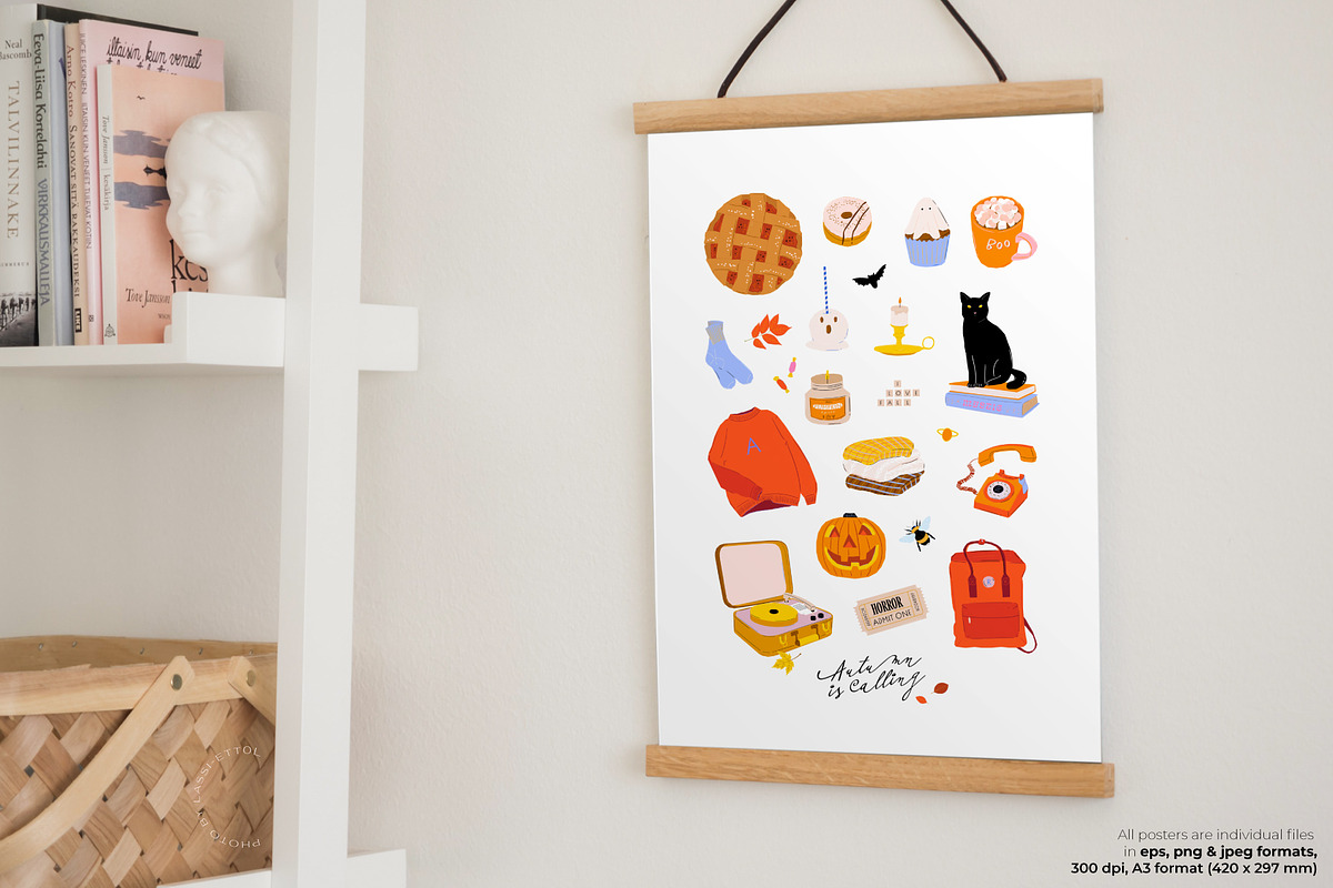 Fall season: Halloween is coming!, a Seasonal Illustration by Ruslana Lubenets (Photo 11 of 17)