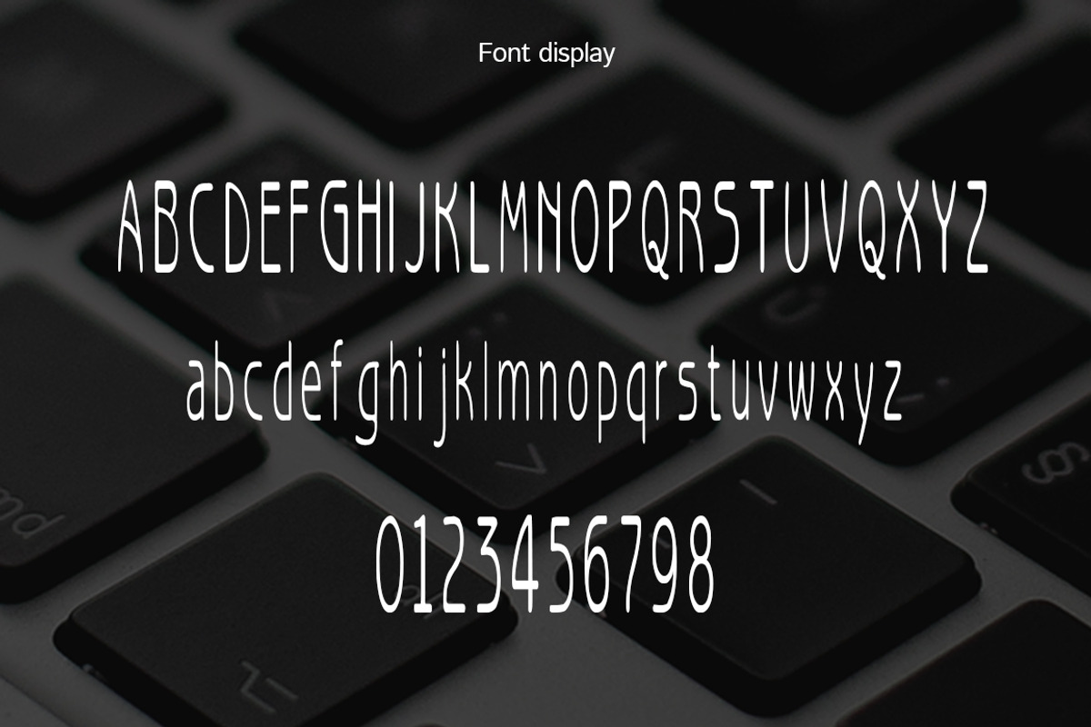 Dense forest-Creative font preview 2