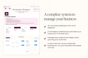 Freelance Business Notion Template, an App Template by MargauxQuercy (Thumbnail 3 of 9)