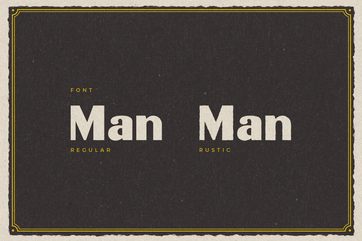 Goodman - Retro Vintage Typeface, a Sans Serif Font by uyo66 (Photo 4 of 11)