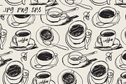 Coffee sketches, a Food Illustration by Twisted Tail (Thumbnail 5 of 5)