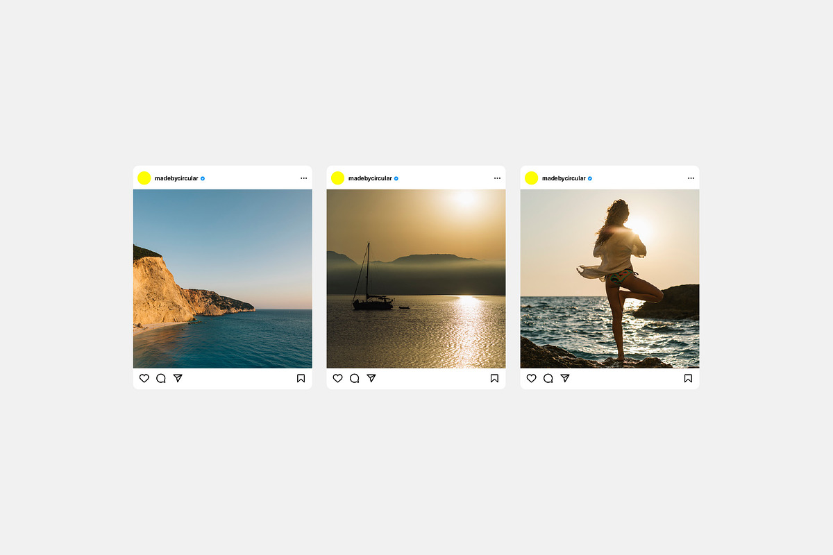 FRAMES / Instagram Vector Mockup Kit, a Social Media Template by Circular (Photo 6 of 20)