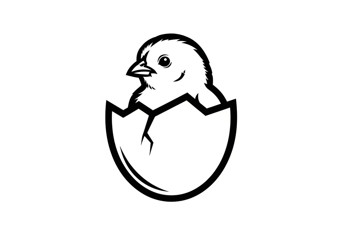 Cute Easter Chick Hatch Vector Bundl, an Illustration by jahid234 (Photo 40 of 51)