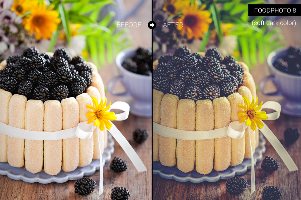 Food Photography Lightroom Presets, an Action Add-On by Dikarte.Store (Photo 8 of 9)