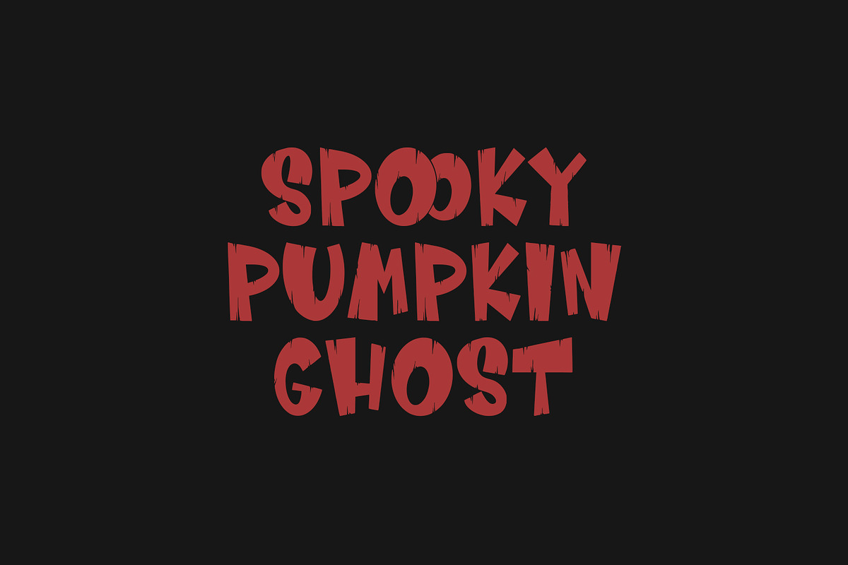 Lnomar Spooky Display Font, a Handwritten Font by Maulana Creative (Photo 3 of 7)